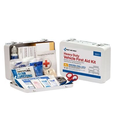 Find many great new & used options and get the best deals for First Aid Only First Aid Kit 25 Person Bulk Metal Case Ansi A+ at the best online prices at eBay! Free shipping for many products! Emergency First Aid, Safety And First Aid, First Aid Supplies, Cold Pack, Case Closed, Aid Kit, Emergency Vehicles, First Aid Kit, Power Tool Accessories