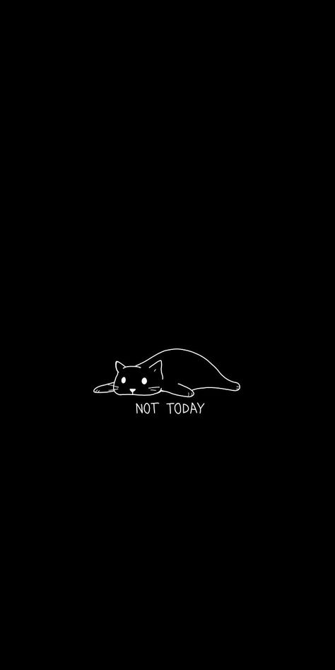 Cat Wallpaper Aesthetic Black, Cat Wallpaper Black And White, Black And White Aesthetic Cartoon, Black And White Simple Wallpaper, Art Sketches Wallpaper, Black Cat Phone Wallpaper, Black Cat Aesthetic Wallpaper, Black And White Cat Wallpaper, Wallpaper Iphone Cat