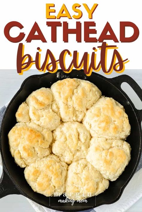 These Appalachian cathead biscuits are the perfect old-fashioned treat! They're great for breakfast or as a side with dinner. Fluffy drop biscuits are easy to make, and they're delicious with jam or apple butter! Old Fashioned Biscuit Recipe, Bisquick Drop Biscuits, Cathead Biscuits, Homemade Drop Biscuits, Fudge Brownie Pie, Cornbread Biscuits, Best Biscuit Recipe, Drop Biscuits Recipe, Easy Homemade Biscuits