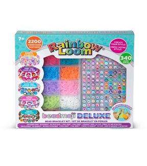 Unleash your creativity with 2200 vibrant rubber bands and 340 adorable beadmoji beads Craft intricate designs swiftly using the two included speed looms Stay organized and inspired with the convenient organizer case Elevate your bracelet - making experience with boundless possibilities!175x14x12752200 Rubber Bands240 Beads and 100 Spacers2 Speed Looms & 2 Dual Hooks Bead Bracelet Kit, Rubber Band Bracelet, Bracelet Kit, Rainbow Loom Bracelets, Jewelry Making Kits, Bracelet Kits, Rainbow Loom, Loom Bracelets, Free Fun