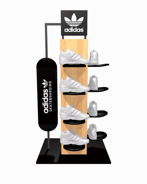 Display Shoes Store, Display Shoes Ideas, Shoes Display Retail Store Interiors, Contemporary Retail Store Design, Shoe Stand Design, Adidas Store Design, Zapaterias Ideas Shoe Stores, Shoes Display Design, Shoes Display Ideas