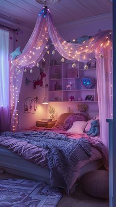 Rooms For Girls Teenagers, Fern Decor, Bedroom Teenager, Purple Dorm, Teen Girl Bedroom Ideas, Girls Bedroom Colors, Girl Bedroom Ideas, Bedroom Aesthetics, Teen Bedroom Designs