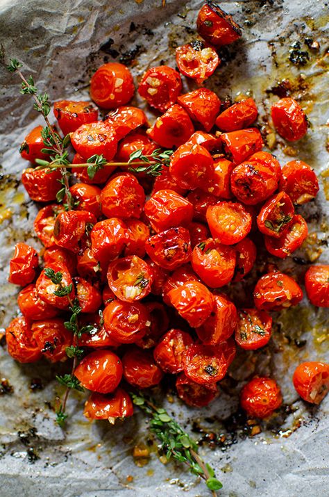 Roast Grape Tomatoes In Oven, Oven Roasted Grape Tomatoes, Bake Tomatoes Oven, Blistered Tomatoes In Oven, Slow Roasted Tomatoes Oven, Oven Roasted Cherry Tomatoes Recipe, Roast Cherry Tomatoes In Oven, Oven Roasted Tomatoes Recipe, Roasted Cherry Tomatoes Recipes