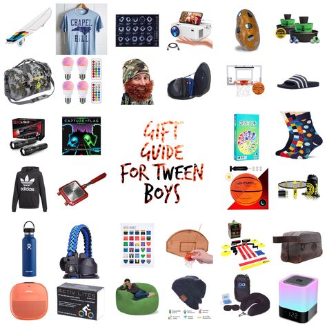 Here it is, Tween Boy Shoppers. The gift guide you need to shop for the kid who answers Teenager Easter Basket, Teen Boy Easter Basket, Teen Easter Basket, Boys Easter Gifts, Stocking Stuffers For Boys, Boys Easter Basket, Gifts For Teen Boys