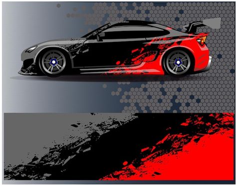 Race Car Wrap Design, Car Paint Design Ideas, Race Car Decals, Wrap Design Car, Race Car Livery Design, Car Livery Ideas, Race Car Design Graphics, Vehicle Wrap Design Ideas, Car Wrap Design Ideas Graphic Designers