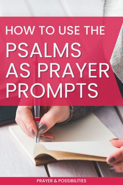 Ignite your prayer life by praying Scripture. Learn how to pray the Psalms and how use the Psalms in your daily prayer time. || Prayer and Possibilities Scripture Verses Kjv, Pray Scripture, Praying The Psalms, Praying Scripture, Ways To Pray, Bible Verse For Moms, Prayer Strategies, Prayer Guide, Bible Things