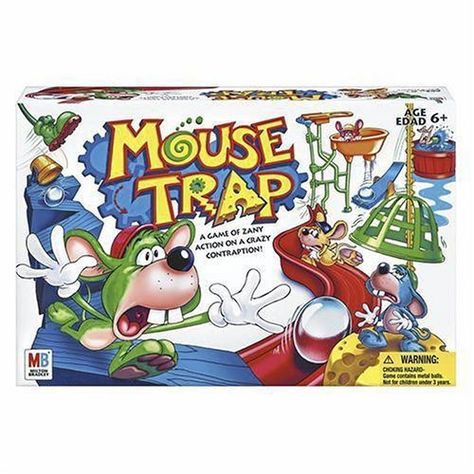 Mousetrap Game (2005 Edition) Mouse Trap Board Game, Mouse Trap Game, Best Family Board Games, Mouse Trap, Mouse Traps, Family Board Games, Board Games For Kids, Kids Board, Tom And Jerry