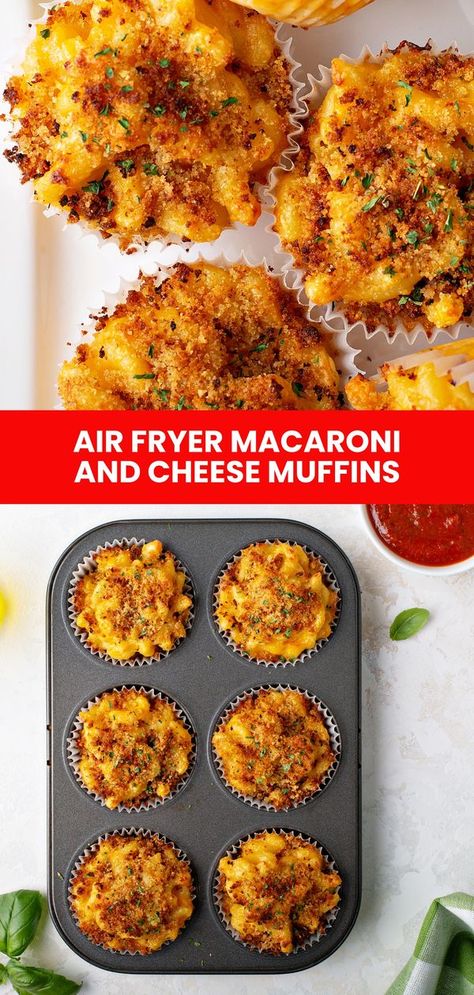 Fork To Spoon Easy Macaroni And Cheese, Mac And Cheese Muffins, Baked Macaroni And Cheese, Muffins Easy, Easy Macaroni, Baked Macaroni, Cheese Muffins, Macaroni Cheese, Mac N Cheese