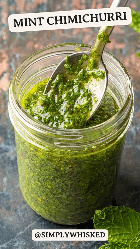 Lamb Sauce, Pesto Sauce Recipe, Basil Pesto Sauce, Basil Pesto Recipes, Walnut Pesto, Cafe Delites, Italian Sauce, Mint Sauce, Creamy Pesto