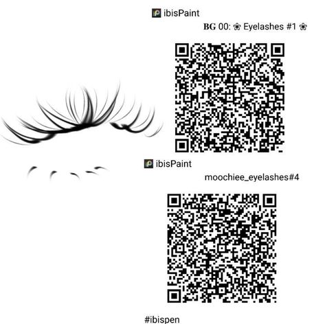 Eyelash Pen Ibispaint, Ibis Eyelashes Brush, Ibis Paint X Brushes Qr Code Eyelash, Ibispaintx Brushes Eyes, Curly Hair Codes Ibis Paint, Ibispaintx Brushes Eyelashes, Eyelashes Ibis Paint Code, Eye Brush Ibis Paint, Edges Brush Ibis Paint