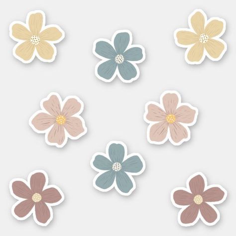 Spring flowers sticker. Add a touch of spring to your belongings with these cheerful stickers. . #Flowers_Design_For_Scrapbook #Flower_Sticker_For_Journal #Flowers_Aesthetic_Design_Stickers #Flower_Design_For_Scrapbook Floral Flower Sticker, Cute Flower Stickers Aesthetic, Flower Sticker For Journal, Flowers Aesthetic Design Stickers, Spring Aesthetic Stickers, Flower Scrapbook Stickers, Locker Stickers Aesthetic, Aesthetic Flowers Printable, Kawaii Flower Stickers