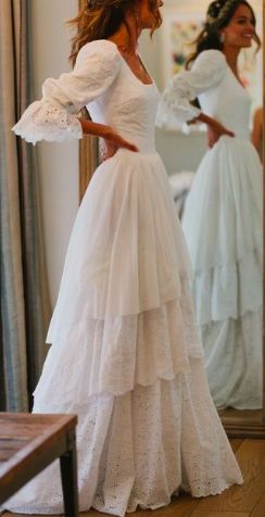 Eyelet Wedding Dress, Sewing Wedding Dress, Modest Summer Dresses, Summer Black Dress, Machine Sewing, Black Wedding Dresses, Wedding Dress Sleeves, Wedding Dresses Romantic, Mode Inspo