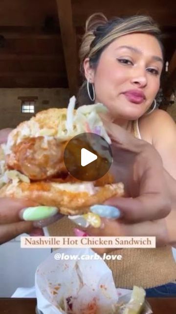 Keto Recipes on Instagram: "LOW CARB NASHVILLE HOT CHICKEN SANDWICH 🌶 by @low.carb.love

Have you tried this yet?!

Full step by step is on my YouTube channel “Lowcarblove” or click the link in my bio to watch!💜

Wait to be mind blown!!! My whole team loves Nashville hot chicken sandwiches
so I had to make a healthy, keto friendly and low carb version!

All you need is:
Chicken breast
Protein powder
Lupin flour
S/P
Eggs
Hot sauce
Cayenne pepper
Sweetener
Molasses
Chili powder
Garlic powder
Paprika

You guys are going to be OBSESSED with this recipe!! I can’t wait to see your recreations!💛

You can click link in our bio 👇
@keto.recipes_ to get Everything You Need for keto Success. Imagine… getting armed with :
✔ An eight-week meal plan
✔ A nutrition plan with food variety
✔ Meals that a Nashville Hot Chicken Sandwich, Lupin Flour, Low Carb Love, Hot Chicken Sandwiches, Food Variety, Keto Burger, Nashville Hot Chicken, Keto Success, Nashville Hot