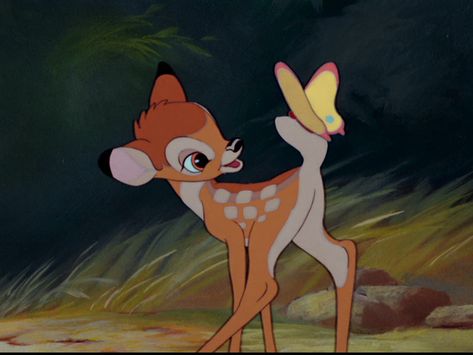 Disney Baby Names, Bambi 1942, Old Disney Movies, Bambi Art, Bambi Disney, Walt Disney Animation Studios, Disney Music, Old Disney, Pinturas Disney