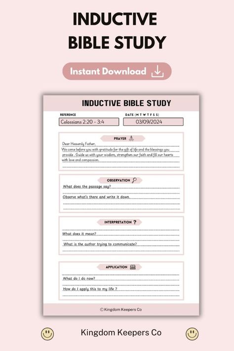 inductive bible, inductive bible study journal, inductive bible study guide Study Templates, Bible Bookmarks, Bible Study Worksheet, Faith Planner, Bible Study Template, Inductive Bible Study, Bible Study Printables, Free Bible Study, Journal Templates