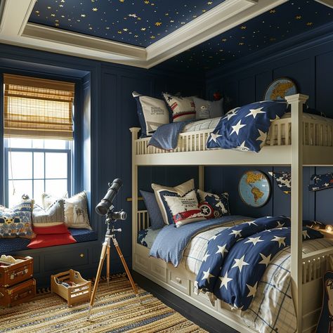 Nautical Themed Bedroom Nautical Themed Bedroom, Themed Bedroom, Bedroom Themes, Nautical Theme, Modern Bedroom, Modern Kitchen, Nautical, Bedroom