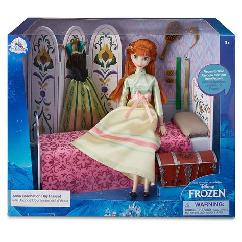 Product Image of Anna Classic Doll Coronation Day Play Set - Frozen # 2 Anna Coronation, Disney Princess Barbies, Coronation Day, Disney Barbie Dolls, Frozen Dolls, Disney Princess Toys, Frozen Toys, Anna Doll, Disney Animator Doll