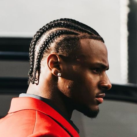 @bronny on Instagram: "🤵🏾" Bronny James Haircut, 5 Stitch Braids, Twist Hair Men, Cornrow Braids Men, Man Hairstyle, Best Braided Hairstyles, Black Men Beard Styles, Bronny James, Black Hair Inspiration