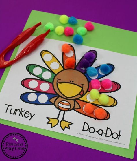 Fun Turkey Activities for Preschool - November and Thanksgiving Themed Unit Preschool Thanksgiving Activities, Thanksgiving Preschool Theme, Thanksgiving Activities For Kindergarten, Turkey Theme, Thanksgiving Activities Preschool, Turkey Activity, Preschool Thanksgiving, Thanksgiving Crafts Preschool, Theme Preschool