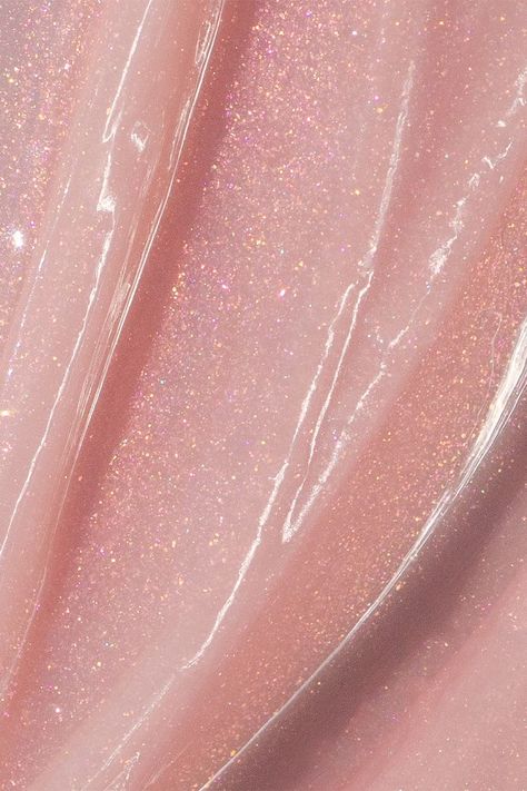 Pink Glitter, Venom, Lip Gloss, Close Up, Glitter, Fabric, Gold, Pink, White