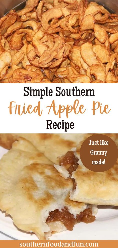 Fried Apple Pie Filling Recipe, Grandmas Fried Apple Pies, Fried Pie Filling Recipe, Deep Fried Apple Pie, Fried Apple Pies With Dried Apples, Fried Apple Hand Pies Recipe, How To Make Fried Apple Pies, Southern Fried Apple Pies, Old Fashioned Fried Apple Pies