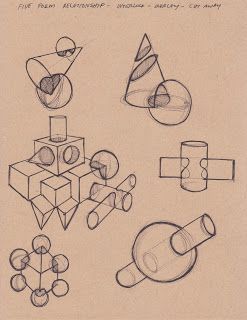 Tyler Chow: Dynamic Sketching Week 2 - Form and Texture Orthographic Drawing, Geometric Shapes Drawing, Basic Sketching, Form Drawing, Isometric Drawing, Perspective Drawing Lessons, Art Basics, Art Worksheets, Industrial Design Sketch