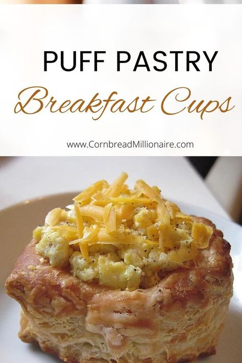 Pepperidge Farm Puff Pastry Shells Recipes, Pastry Shell Recipe, Eggs In Puff Pastry, Puff Pastry Shells Recipes Breakfast, Pastry Puff Breakfast, Puff Pastry Shell Recipes, Puff Pastry Cups Recipes, Puff Pastry Shells Recipes, Breakfast Puff Pastry