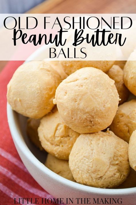 Peanut Butter Ball Recipe, Powdered Sugar Recipes, Peanut Butter Ball, Easy Food Gifts, Peanut Butter Balls Easy, Peanut Butter Balls Recipe, Butter Balls, Peanut Butter Powder, Peanut Butter Balls