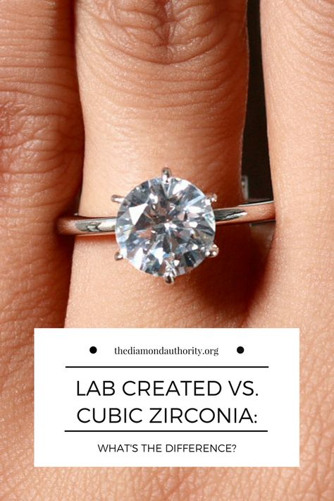 Do you know the difference between lab created diamonds and cubic zirconia? Find out here. Diamond Types, Mermaid Jewelry Diy, Wedding Jewelry Photography, Pandora Jewelry Necklace, Contemporary Jewellery Necklace, Small Diamond Rings, Lab Created Diamond Rings, Beautiful Diamond Earrings, Leather Jewelry Making