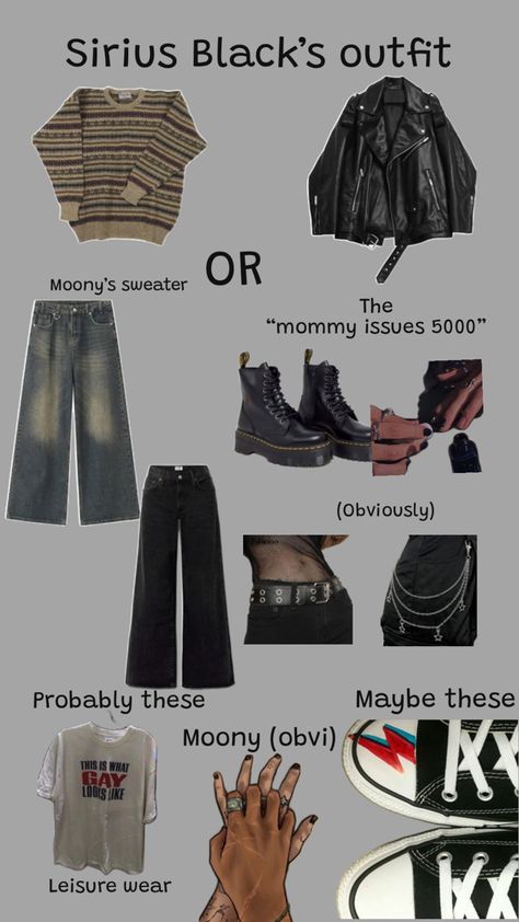 Cryptidcore Outfit, Twilight Outfits, Grunge Fits, Mood Clothes, 70s Outfits, Sirius Black, Simple Trendy Outfits, The Marauders, Edgy Outfits