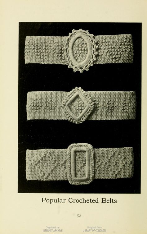 Crochet Travel, Crochet Belt, Crochet Stitches Guide, Vintage Crochet Patterns, Design Moda, Crochet Stitches Patterns, Moda Vintage, Knitting Accessories, Filet Crochet