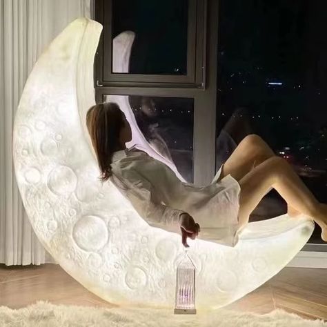 Moon Lamp Living Room Sofa Chair Luminous Atmosphere Floor Lamp Lounge Chair Moon Chair Outdoor Leisure Chair Home Decoration Gi - AliExpress Room Sofa Chair, Moon Chair, Lounge Chairs Living Room, Moon Lamp, Lamp Living Room, Chair Outdoor, Bilik Tidur, Leisure Chair, Outdoor Leisure