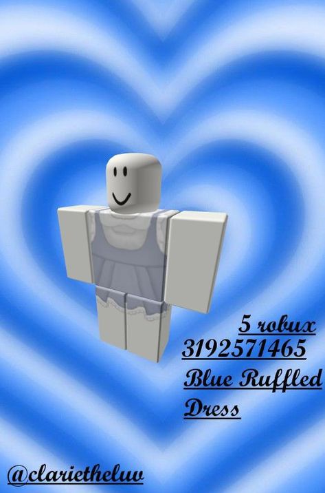 Blocksburg Outfit Codes￼, Roblox Code, Roblox Codes, Dress Codes, Blue Dress, Blue Dresses, Berry, Coding, Blue