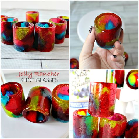 Jolly Rancher Shot Glasses, Jolly Rancher Shot, Edible Shot Glasses, Shot Glass Mold, Candy Shots, Jolly Ranchers Candy, Princess Pinky Girl, Jolly Rancher, Jello Shots