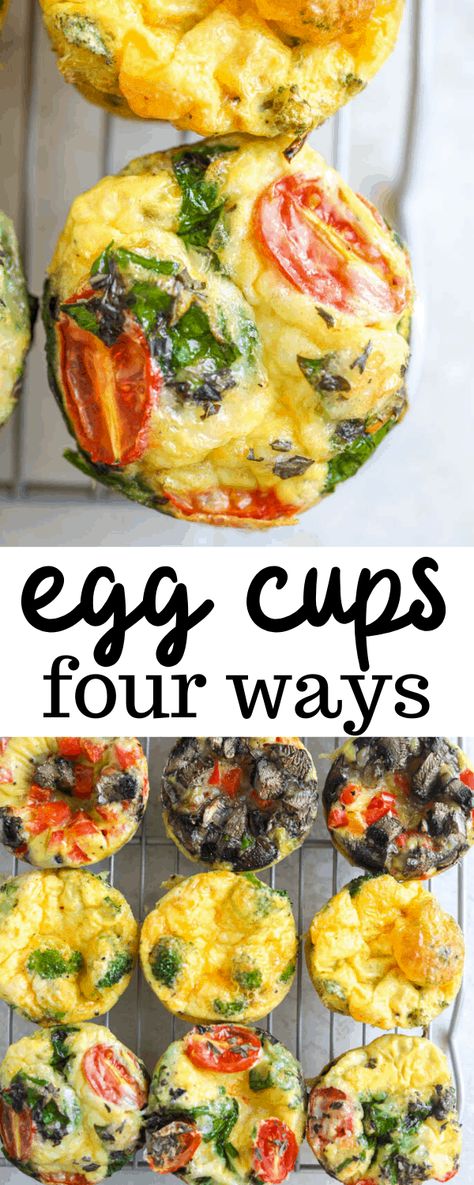 Egg Muffin Cups come with flavor options for every preference. These delicious egg muffins are simple to make and are a perfect meal prep grab-and-go option. Egg Muffins With Cottage Cheese, Healthy Egg Cups, Muffins Breakfast Healthy, Muffins With Cottage Cheese, Cottage Cheese Egg Muffins, Egg Muffins Breakfast Healthy, Egg Muffins Healthy, Egg Muffin Cups, Egg Cups Recipe