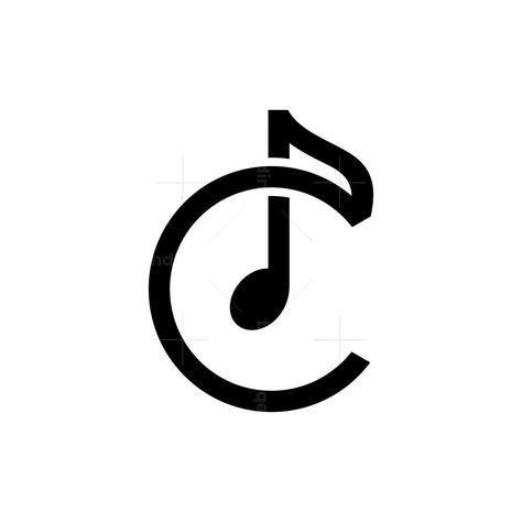 Music C Letter Logo. Music C Letter Logo  Forsale. This creative logo boasts an unique elegant, modern, minimalist, and simple design. Its versatility allows it to be well-suited for a diverse range of businesses across various industries. Music Logo Design Ideas, Music School Logo, Logo Musik, Logo Design Music, Orchestra Logo, Musical Logo Design, Modern Logo Design Minimalist, Musician Logo, Music Logo Inspiration