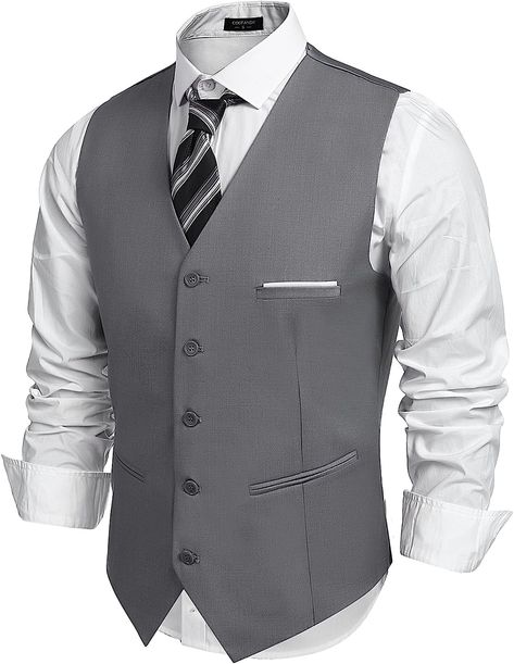 Men Vest Outfits, Vest Coats, Dress Suit Vest, Business Suit Vest, Mens Dress Vests, Vest Outfits Men, Men's Business Suits, Formal Vest, Mens Suit Vest