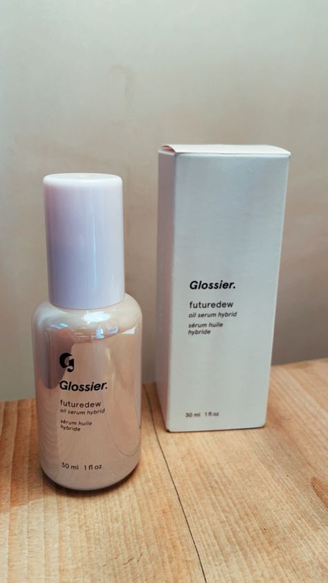 Glossier Future Dew Before And After, Future Dew Glossier, Glossier Future Dew, Future Dew, Chin Acne, Strawberry Blonde Hair, Skincare Aesthetic, Bottle Mockup, Strawberry Blonde