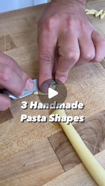 Food & Wine on Instagram: "If your new year’s resolution was to learn how to make homemade pasta, then we’ve got great news for you: you don’t need a machine to do it! Head to the link in bio to get our recipe for fresh pasta dough, then follow these tips from @jdsiwak of @forsythia_nyc to turn it into handmade shapes. 🎥: @merlyngrace   #freshpasta #pasta #pastamaking" How To Shape Pasta, Fun Homemade Pasta Shapes, Homemade Shell Pasta, Easy Pasta Shapes By Hand, Fresh Pasta Shapes, Making Fresh Pasta, Easy Pasta Shapes, Homemade Pasta Shapes Without Machine, How To Make Pasta Shapes