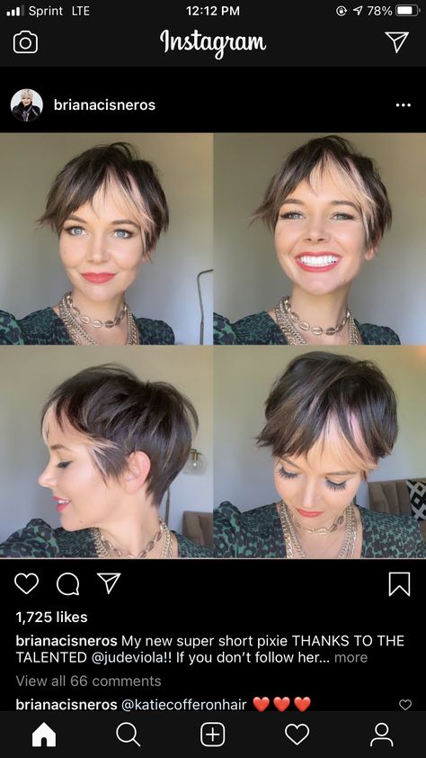 Long Pixie Curtain Bangs, Best Hair Color For Fall 2023, Pixie Haircut With Money Piece, Pixie Light Brown Hair, Pixie Money Piece, Pixie With Money Piece, Short Hair Fall 2023, Pixie Hair 2023, Bixie Colour Hair Colors 2023