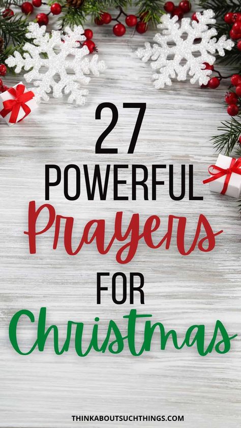 Christmas is around this corner! And what better way to celebrate the holiday with some festive Christmas prayers. These prayers for Christmas is a great way to get into the Spirit of the holiday. Prayers For Advent, Prayer For Christmas Season, Christmas Prayer For Friends, Christmas Prayer For Family And Friends, Christmas Morning Prayer, Christmas Dinner Blessing Prayer, Christmas Dinner Prayer Simple, 12 Christmas Prayers, Christmas Prayer For Kids