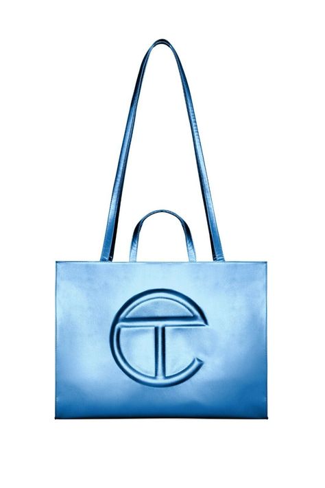 Telfar Cobalt Blue Large Shopping Bag **ORDER CONFIRMED** Telfar Shopping Bag, Telfar Bags, Cotton Drawstring Bags, Everyday Bag, Embossed Logo, Large Bags, Cobalt Blue, Drawstring Bag, Leather Tote