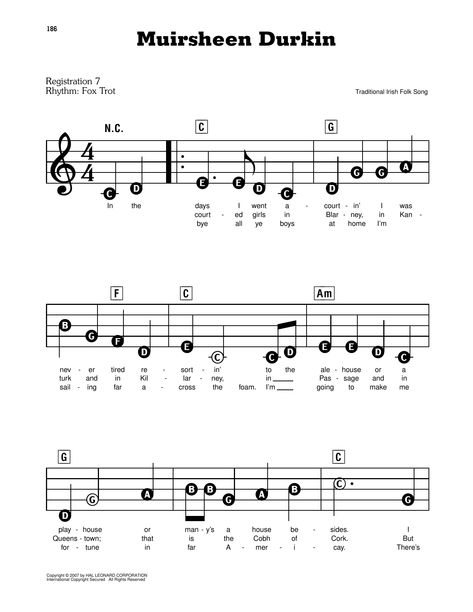 Traditional Irish Folk Song Muirsheen Durkin $5.99 Irish Folk Songs, Irish Folk, Irish Songs, Bethel Music, Song Sheet, Irish Music, Piano Music Notes, Piano Chords, Irish Traditions