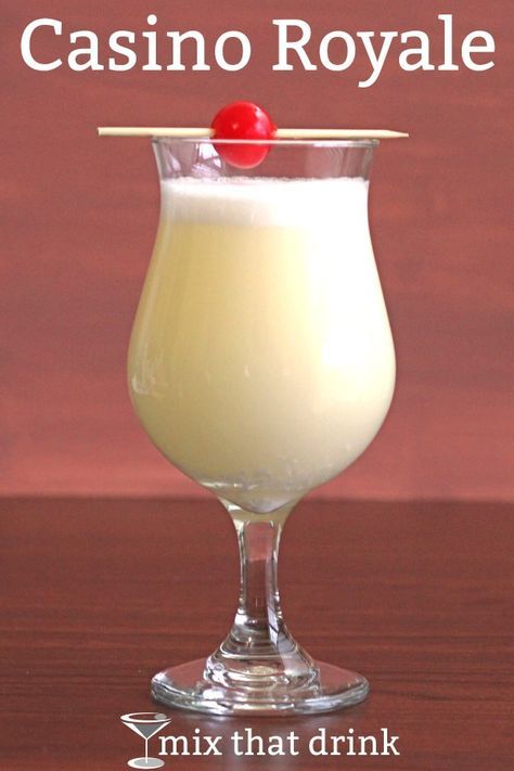 The Casino Royale cocktail was probably named after the first James Bond novel, and it has gin, lemon juice and maraschino liqueur. Plus an egg yolk, which adds a rich, silky texture to the drink. Party Outfit Plus Size, Casino Party Foods, James D'arcy, Poker Party, Casino Night Party, Casino Night, Casino Royale, Casino Party, Casino Theme Parties