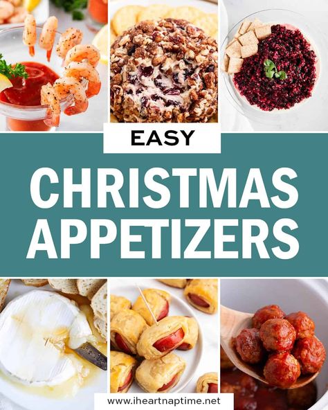 Have a holly jolly holiday with these 30 easy Christmas appetizers, with everything from Christmas-themed platters to simple finger foods.