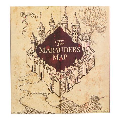 Jelly Belly Harry Potter Marauder's Map Trivia Advent Calendar by World Market Harry Potter Calendar, Harry Potter Marauders Map, Marauders Map, Harry Potter Marauders, Jelly Belly, The Marauders, World Market, Jelly Beans, Winter Holidays