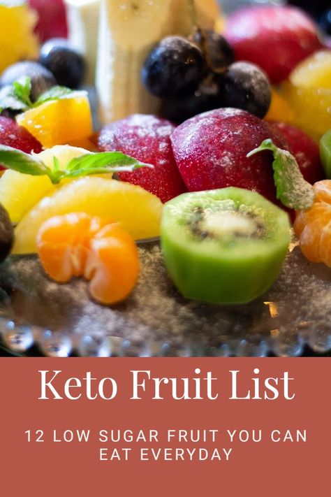 Low Sugar Fruits List, Keto Fruit List, Low Carb Fruit List, Low Sugar Fruits, Sugar Content In Fruit, Low Carb Menu, Keto Friendly Fruit, High Fiber Low Carb, Healthy Low Carb Breakfast