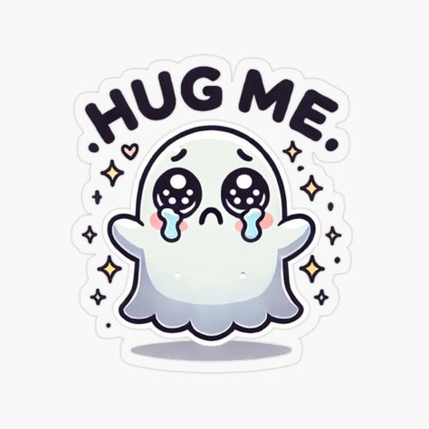 Hug Me. by JH0816 | Redbubble Give Me A Hug, Hug Cartoon, Hug Stickers, Milk & Mocha, Emoji Drawing, A Hug, Hug Me, Mocha, Planner Stickers