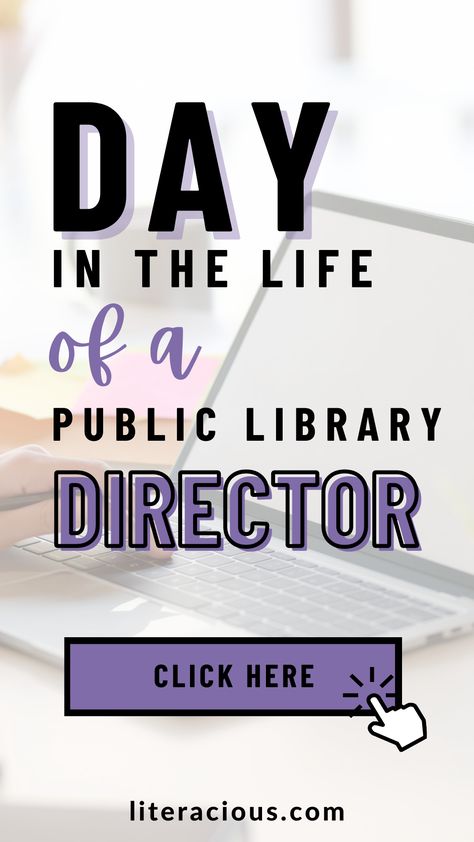 A director's note about what it looks like to be a public library director for a day! Library Director, Program Director, We're Moving, Perfect Storm, Day In The Life, Back To Work, Graduate School, Work Life Balance, Life Balance