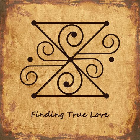 FINDING TRUE LOVE Sigil Wicca Journal, True Love, Circles